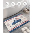 thumbnail image 5 of Independence Day Indoor Doormat,Comfy Shaggy Mats for Bathroom Farm Blue Truck USA Flag Plush Floor Rugs Cozy Shag Doormat Carpets Indoor Entrance Decor Patriotic Fireworks, 5 of 6
