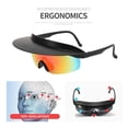 thumbnail image 3 of Wosthever Gafas de sol para ciclismo, portátiles, profesionales, para hombres y mujeres, ergonómicas, universales, resistentes a la intemperie, Type9 NO9, 3 of 6