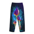 thumbnail image 5 of Fotbe Magic Mushrooms ,Fireflies Women's Pajama Pants,Sleepwear Pants,Pj Bottoms Drawstring And Pockets-Small, 5 of 9