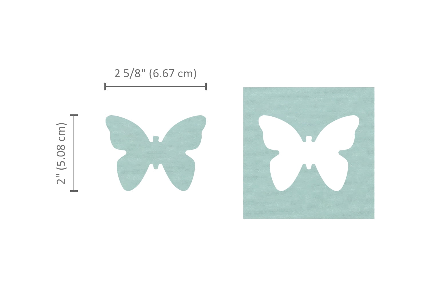 Bira Craft 3 inch Butterfly 5 Lever Action Craft Punch for Paper Crafting Scrapbooking