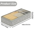 thumbnail image 3 of Gnwei Under Bed Storage, Collapsible Closet Containers Organizers and Under Bed Storage Bins, Underbed Storage Bags for Wrapping Paper, Blanket, Towels, Clothes, Comforter, Sweaters, 3 of 9