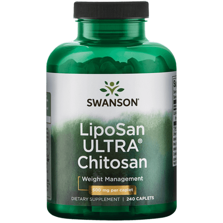 Swanson Liposan Ultra Chitosan 500 mg 240 Cplts (Baker's Best Health Products)