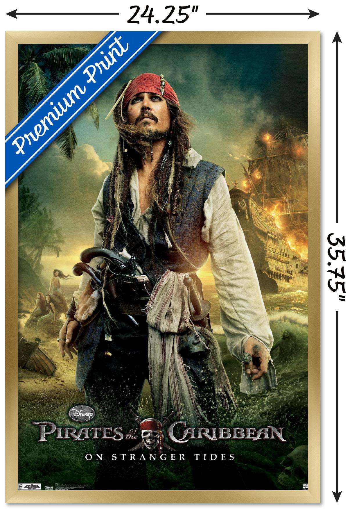 Disney Pirates of the Caribbean: On Stranger Tides - One Sheet 2 Wall  Poster, 