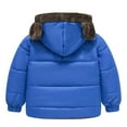 thumbnail image 4 of Kids Toddler Jacket Baby Boys Girls Winter Windproof Hooded Coat Warm Fall Outfits, 4 of 8