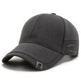 thumbnail image 1 of Gorra de béisbol ajustable gris oscuro, gorra de golf, gorra de camionero de motocicleta, gorra con correa trasera para hombres y mujeres, gorra de béisbol salvaje, 1 of 5