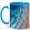 Blue, variant on Aerial Beach Coffee Mug, Blue Ocean Waves Mug, Coastal Shoreline Ceramic Mug, Beach Lover Gift, Summer Sea View Cup for Women Men, 11 oz