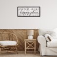 thumbnail image 3 of Stupell Industries French Country Flowers Are Happy Place Black Framed Giclee Art, 24 x 10, by Lil' Rue, 3 of 7