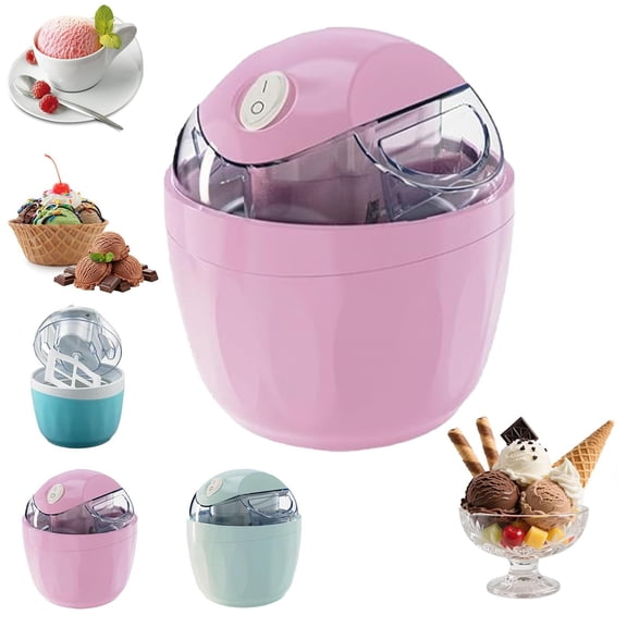 Swirl Cup Ice Cream Maker, One-Touch DIY Mini Ice Cream Maker, for Kitchen, Family Treats