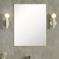 thumbnail image 4 of Bellaterra Home 8833-24GD Rectangular Metal Frame Mirror, Brushed Gold, 4 of 4