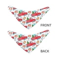 thumbnail image 3 of Naloa Watercolor Red Truck And Fir Tree Dog Bandana Large and Small-Dog Scarf Bib Handkerchief Accessories for Dogs and Cats(S-L)-Medium, 3 of 5