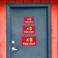 thumbnail image 2 of Classic Framed Plus Fire Exit Wall or Door Sign | Workplace Health and Safety - Large, 2 of 8