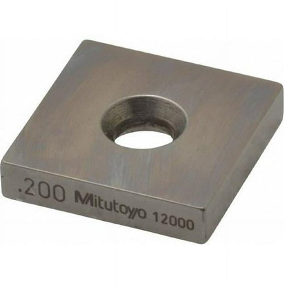 Mitutoyo 614192-531 0.20 in. Square Steel ASME Grade 0 Gage Block