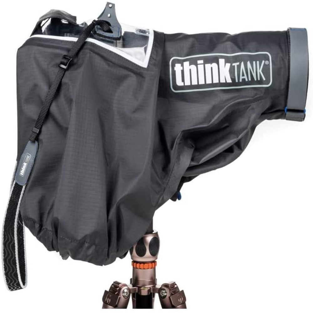 Think Tank Photo Hydrophobia M 70-200 V3 Regenschutz für Sony Alpha-Serie spiegellose Vollrahmenkamera mit 70-200 mm f/2.8 Objektiv 