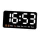 thumbnail image 4 of Reloj despertador de escritorio LED con pantalla grande y atenuador de voz, reloj digital de escritorio para Blanco, 4 of 9