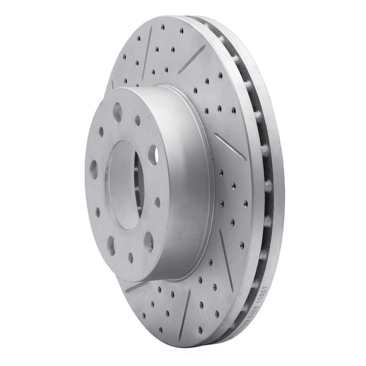 Dynamic Friction Company 830-40114L DFC Geoperformance Rotor - Drilled and Slotted