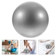 thumbnail image 2 of MOVTOTOP 2pcs Silver PVC Exercise Ball for Core Workout and Yoga Enhancement 6.5 Inches, 2 of 8