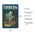 thumbnail image 2 of Triberg Germany - At the Highlight of the Baden Black Forest Railway - Vintage Travel Poster c.1930 - 8 x 12 inch Vintage Wood Art Sign, 2 of 4