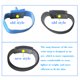 thumbnail image 5 of Pulsera antiestática de metal ajustable para reparación y uso de computadoras y teléfonos celulares (negra), 5 of 7