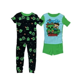 Minecraft Boys' Long Sleeve Pajama 2 Piece Sleepwear Set