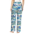 thumbnail image 3 of Pajama Pants Women, travel SUV daisy flower Sweatpants Soft Sleep Lounge Pants, Casual PJ Bottoms Pants with Pockets, 3 of 5