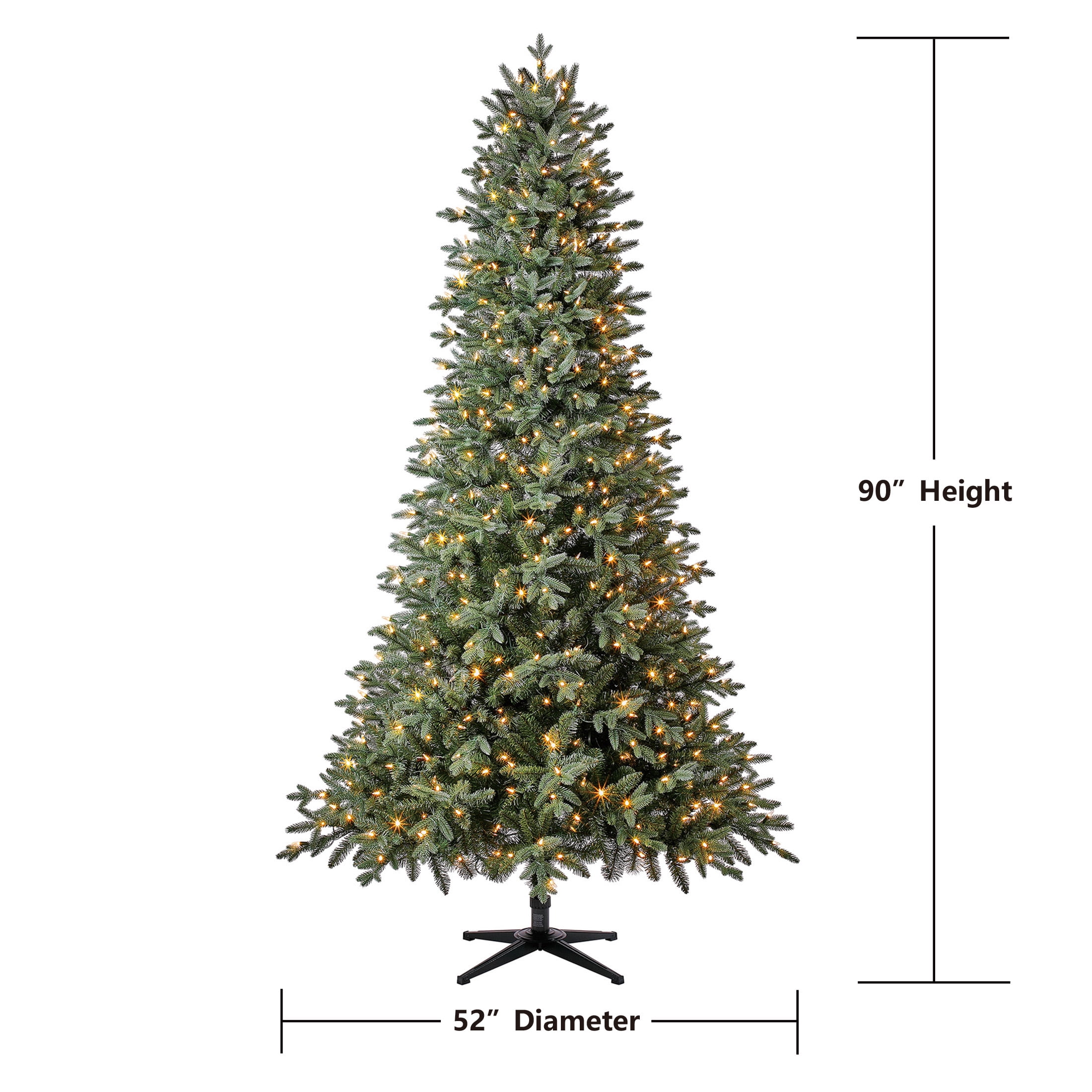 Brand New Holiday deals Time Austin Pine Pre-Lit Artificial Christmas Tree 7.5 ft