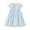 Blue, variant on LLYwey Girls Princess Dresses, Toddler Girl Mesh Sleeveless Smock Dresses, Formal Evening Party Pleated A-Line Knee Length Casual Sundress, Blue, 3T