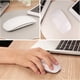 thumbnail image 3 of Wireless Bluetooth Mouse Ergonomic Curved Optical Touch USB-C Rechargeable Slim Silent Mouse for Laptop Travel White, 3 of 4