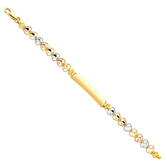 14K 3C Baby ID Bracelet - 6"