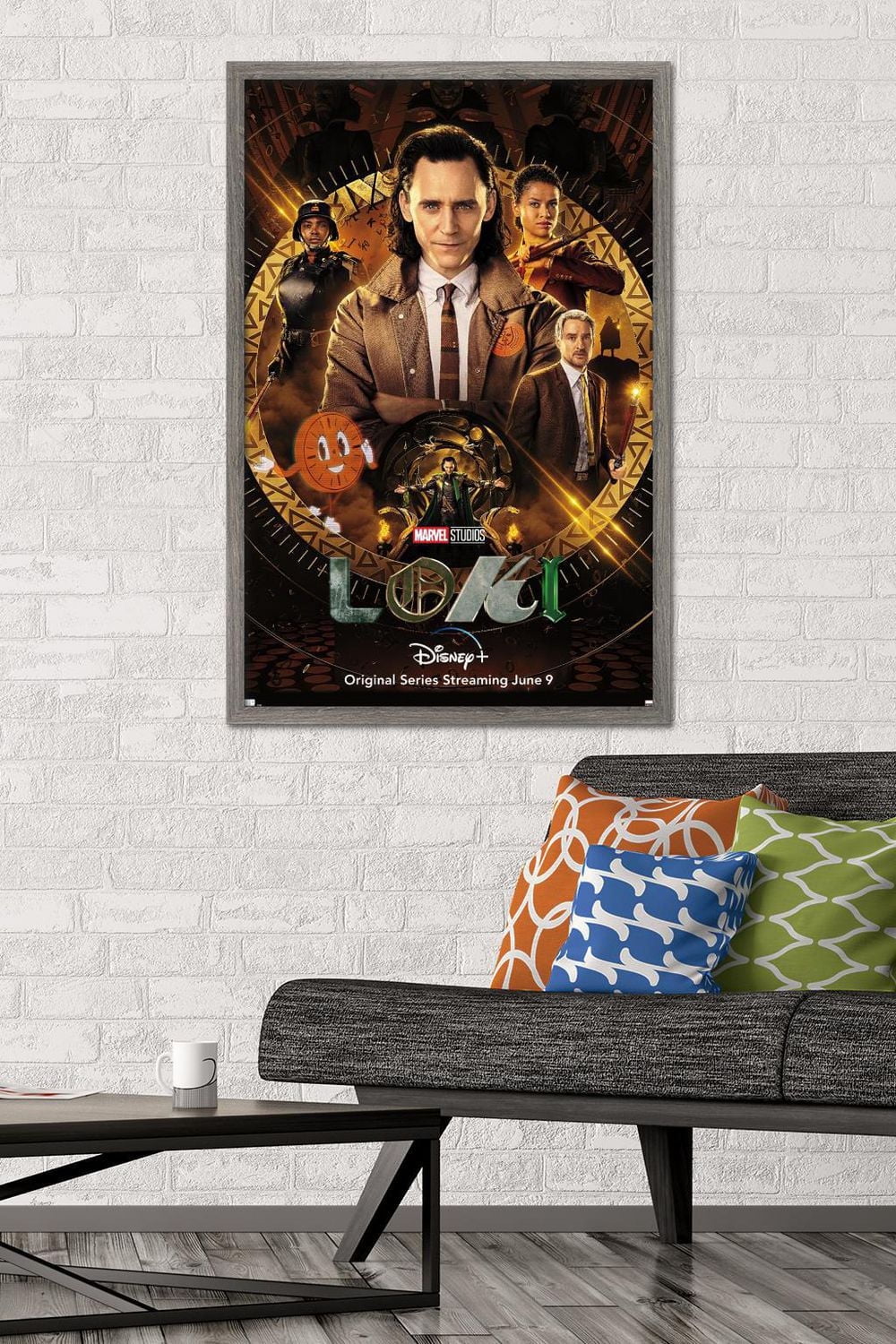 Marvel Loki - One Sheet Wall Poster, 14.725" x 22.375" Framed