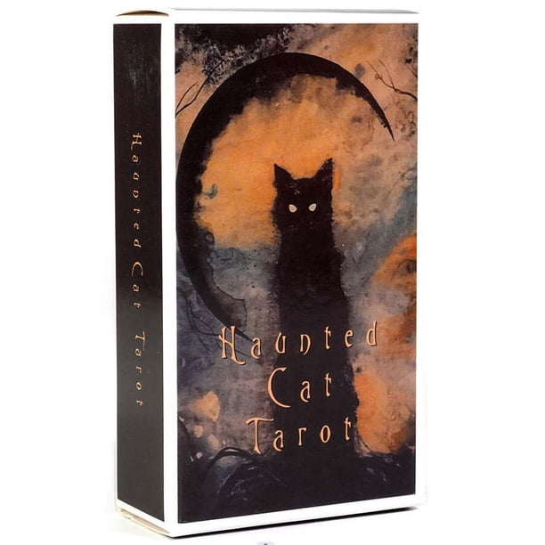 Cartas de juego de mesa de Tarot, versión en inglés, aprendizaje de cartas de Tarot muse cat, novedad de 2023