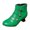Green, variant on Rokment Women's Retro Dress Combat Boots with Side Zipper Christmas Dancing Party Vintage Leather Round Toe Mid Heel Dressy Ankle Booties Black Size 6