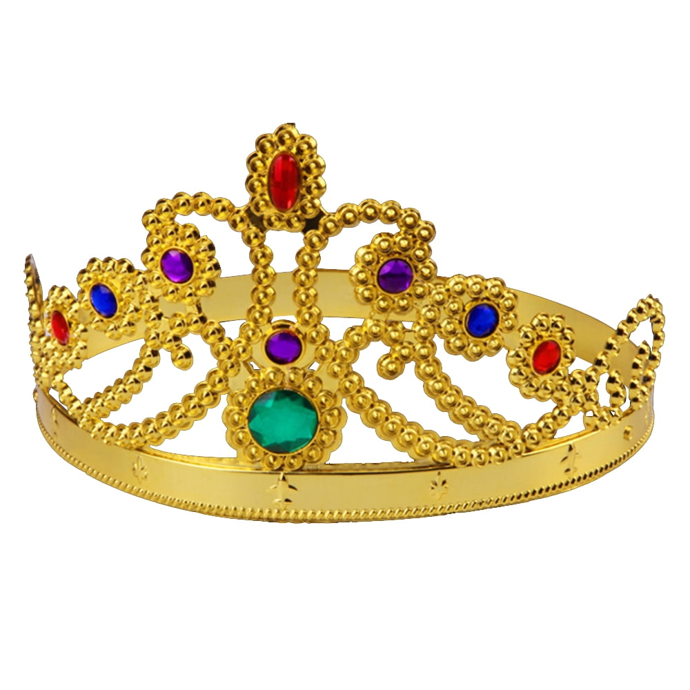Toy Crown Happy Birthday Party Decoration Royal King Plastic Crown