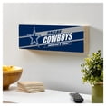 thumbnail image 3 of Dallas Cowboys 5" x 18" Shadow Logo Wood Mantle Sign, 3 of 4