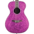 thumbnail image 3 of Daisy Rock 6 String Acoustic-Electric Guitar, Pink Sparkle (DR6225-A-U), 3 of 4