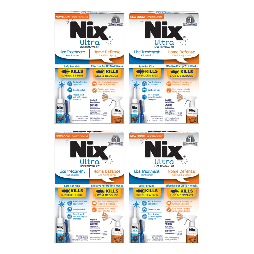 Nix Ultra Super Lice Removal Kit, Lice Removal Treatment For Hair and