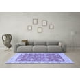 thumbnail image 3 of Ahgly Company Indoor Rectangle Abstract Blue Modern Area Rugs, 4' x 6', 3 of 4