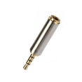 thumbnail image 2 of Adaptador de conector de auriculares CUTICAT 2x Chapado en Oro 2.5mm a 3.5mm, 2 of 8