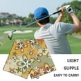 thumbnail image 5 of Yuyamidu Hippie Flower Golf Towel for Bags Fashion Cleaning Cloth Coral Fleece Towels for Golf Balls Clubs Golf Accessories for Women, 5 of 7