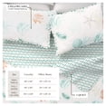 thumbnail image 3 of Coastal Quilt Set - Lightweight, Soft, All-Season - 2-Piece Reversible Bedding Set (Twin / Twin XL, Coral Reef), 3 of 6