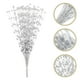 thumbnail image 4 of KAKOWELY 1 juego de arreglo floral con purpurina para decoración de fiestas navideñas, ramo de bayas, 4 of 4