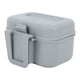 thumbnail image 4 of Caja de cebo vivo para pesca, estación de cebo de pesca, soporte de cebo de gusano impermeable de plástico, contenedor de cebo vivo resistente al calor, gris S, 4 of 5