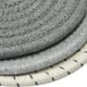 thumbnail image 3 of Juego de agarraderas y salvamanteles de hilo de algodón 100 % puro (juego de 3) Posavasos elegantes, almohadillas para ollas calientes, tapetes para ollas calientes, reposacucharas para, 3 of 7