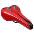 thumbnail image 2 of Asiento Sillin Para Bicicleta Ancho Rojo TL-2015 Mariluz, 2 of 8