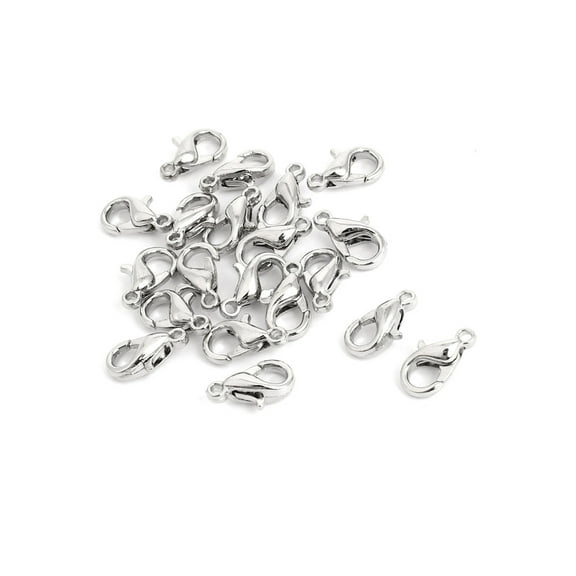 REGALWOVEN 20 Pcs 10mm Lobster Claw Clasps Buckles Fasteners for Necklace Bangle