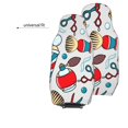 thumbnail image 4 of LAKIMCT Barber Tools Pattern Car Seat Covers Vehicle Front Seat Covers Universal Fit Seat Protector, 4 of 9