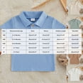thumbnail image 3 of WXFAZCVU Baby Boy Clothes Lapel Button Down Shirt Soft Breathable Short Sleeve Tee Clothes Size 12-18 Months, 3 of 4