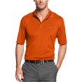 thumbnail image 1 of Greg Norman - Polo de rugby Five Iron Performance para hombre, naranja, pequeño, 1 of 1