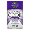 Garden of Life Vitamin Code Raw Zinc 60 Veggie Caps Gluten-Free, Kosher, No
