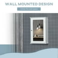 thumbnail image 4 of kleankin Bathroom Mirror Cabinet, Wall Mounted Medicine Cabinet w/ Shelves, 4 of 10