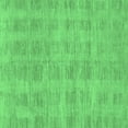 thumbnail image 1 of Ahgly Company Indoor Square Solid Emerald Green Modern Area Rugs, 4' Square, 1 of 4